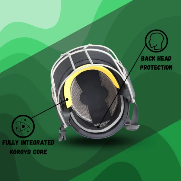 Shrey Master Class Air 2.0 Titanium Cricket Helmet Men Adjustable Chin Strap - Image 5